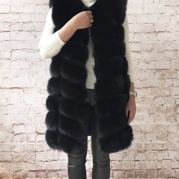 Authentic Fox Fur Vest - Picture 3 of 5